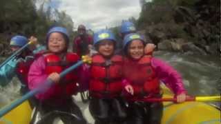 Tributary Whitewater South Fork American River  Rafting with Kids [upl. by Barna]