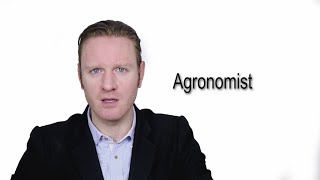 Agronomist  Meaning  Pronunciation  Word World  Audio Video Dictionary [upl. by Germain511]