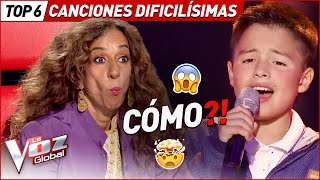 Las canciones más DIFÍCILES de La Voz Kids [upl. by Yevre]