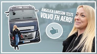 Volvo Trucks – Angelica Larsson tests Volvo FH Aero [upl. by Animahs272]