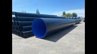 Jwell HDPE1600 Pipe extrusion lineLínea de extrusión de tubos Jwell HDPE 1600 [upl. by Tandi]