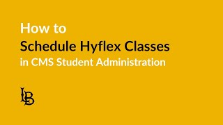 How to Schedule Hyflex Classes [upl. by Edivad]