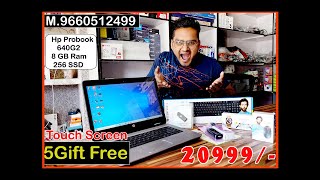 Hp Touch Sreen Laptop  Probook 640 G2  5 Free Gifts  Look New  Jai Bhawani Computer Amet [upl. by Trebron]