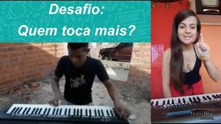 Desafio Quem toca mais teclado [upl. by Plume]