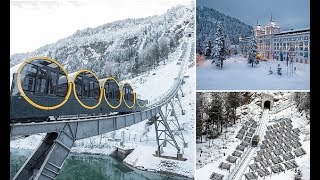 Worlds steepest funicular railway to open in Switzerland [upl. by Eletnahc]