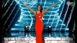 Miss Universe 2015  Miss SLOVENIA quot Dream walkquot on stage FULL VIDEO [upl. by Hedelman]