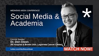 MedNews Week Keynote Conference  Dr Don Dizon RI Hospital amp Brown Univ Legorreta Cancer Center [upl. by Haeel]