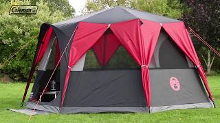 Coleman® Festival Octagon Tent  large 8 man tent with 360° surrounding view [upl. by Eidde878]