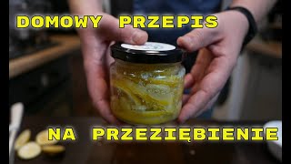 Domowy syrop na przeziębienie 3 składniki Cytryna Imbir Cukier [upl. by Seroka]