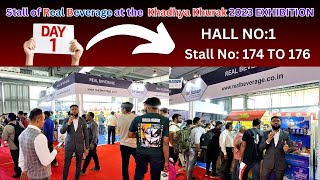 Stall of Real Beverage at the Khadhya Khurak 2023 EXHIBITION  HALL NO1 Stall No 174 TO 176 [upl. by Raimundo231]