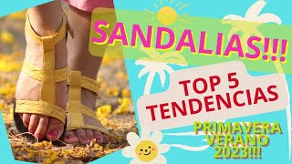 SANDALIAS en tendencia PRIMAVERA VERANO 2023 [upl. by Galanti]