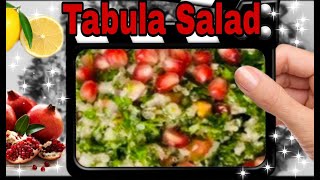 Tabula Salad With Quinoa سلطة التبولة بالكينوى [upl. by Dionisio]