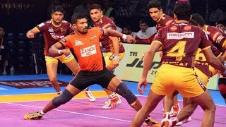 PKL 2017 U Mumba beat UP Yoddha Pink Panthers outdo Bengaluru Bulls [upl. by Norvun]