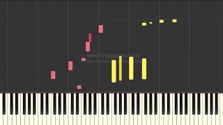 Funguypiano Ver Extraordinary You OST  BGM  Moment  Piano Tutorial [upl. by Arikahc460]