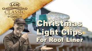 Christmas Light Clips For Roof Line Shingle and Gutter [upl. by Odnam359]