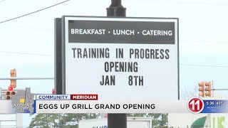 Eggs Up Grill Grand Opening [upl. by Leirbaj]