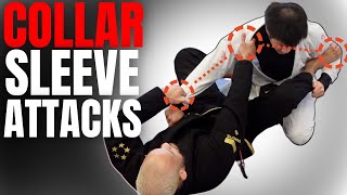 5 Essential Attack From Collar Sleeve  Perfect for Every JiuJitsu Level [upl. by Narf]