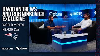 Exclusive 11 with David Andrews and Rob Ninkovich on World Mental Health Day [upl. by Miguel]