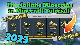 How To Get FREE Infinite Minecoins in Minecraft 2023 UPDATED 120 Tutorial Java PE [upl. by Ahseela12]