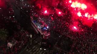 Festejos Benfica Campeão 2014  Marquês de Pombal HD  Skyeyept [upl. by Latricia527]