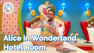 Tokyo Disneyland Hotel Alice in Wonderland Character Room Tour  What to expect amp cost [upl. by Eerac]