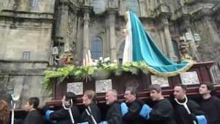 Procesiones Cofradía Franciscana de La Vera Cruz de Santiago Semana santa 2013 [upl. by Vorster]