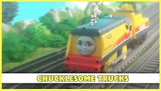 Chucklesome Trucks  Rebeccas Journey amp Thomas and Percys delays  Trackmaster Scene Remake [upl. by Crista]