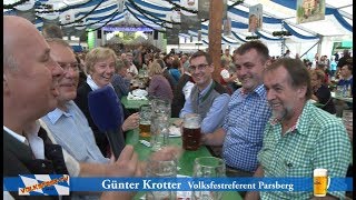 Parsbeger Volksfest 2018  Referent stellt vor [upl. by Owena]