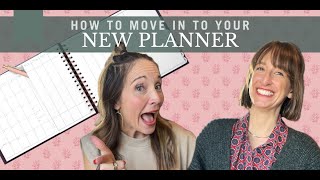 5 STEPS TO MOVE INTO YOUR NEW PLANNER  OMG Planners with Laurel Denise [upl. by Dawaj496]