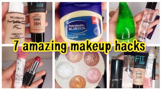 7 Amazing Makeup Hacks part 1  5 minutes makeup hacks  makeup hacks for girls  makeup tricks [upl. by Eseila]