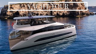 AQUON ONE I 1948M6311quot Latitude Yachts Catamaran yacht for sale I Yacht tour [upl. by Libre]