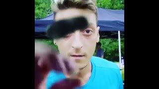 Mesut Ozil Gum Juggling [upl. by Feldman]