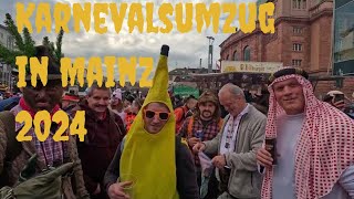 Karnevalsumzug Mainz 2024 Volle Länge 4K Mainz Karneval [upl. by Attesoj541]