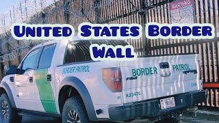 Calexico California Border with Mexicali Mexico walking along the Border 🧱 Wall PART1 [upl. by Nosmas]