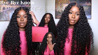 I AM IN LOVE GLUELESS 9X6 PRECUT LACE CLOSURE WIG INSTALLATION  REMOVABLE COMBS FT ISEE HAIR [upl. by Anwahsal]