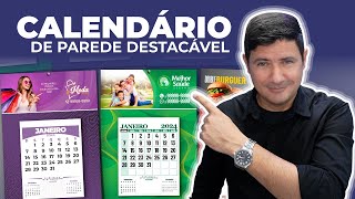 CALENDÁRIO 2024 de Parede com Folhas destacáveis [upl. by Jeanne565]