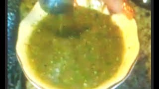 Salsa Verde De Tomatillo 100 100 green salsa [upl. by Atel]