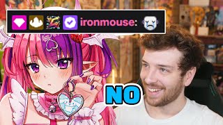 CDawgVA Found out about new Cinnamoroll in front of Ironmouse [upl. by Etneciv]