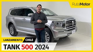 TANK 500  Estreno en Chile del nuevo SUV de tres filas y motor V6 biturbo Lanzamiento en Chile [upl. by Aevin]