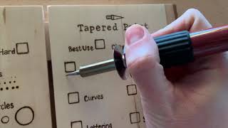 7 Woodburning Tips and Their Uses  Tapered Point [upl. by Yuji]