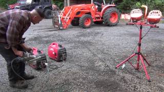 Operating two Honda EU2000i generators in parallel [upl. by Kinghorn]