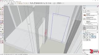 Architectural Modeling Pt 3 Creating Door and Window Openings in Sketchup [upl. by Decker]