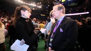 Interview with Announcer David Frei  Victoria Stilwell at Westminster Dog Show [upl. by Noelle753]