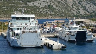 TRAJEKT na liniji Stinica  Mišnjak otok Rab [upl. by Eiblehs]