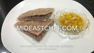 Large Iraqi KubbaKubba MosulBulgur Meat Pie [upl. by Manvil]