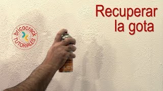 Reparar gotelé o estucado con spray Bricocrack [upl. by Robb]