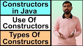 Constructors in Java  Use of Constructors  Types of Constructors with example Hindi [upl. by Brodsky]