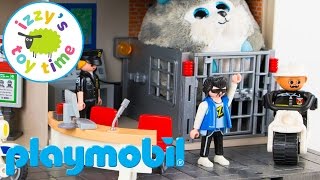 Playmobil Police Station  Playmobil KidKraft and LEGO Family Fun  Toy Cars [upl. by Naibaf961]