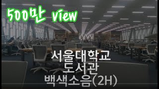 서울대학교 도서관 백색소음 2시간 [upl. by Notgnilliw]