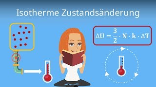 Isotherme Zustandsänderung  Formeln und Darstellung im pv Diagramm [upl. by Acilgna]